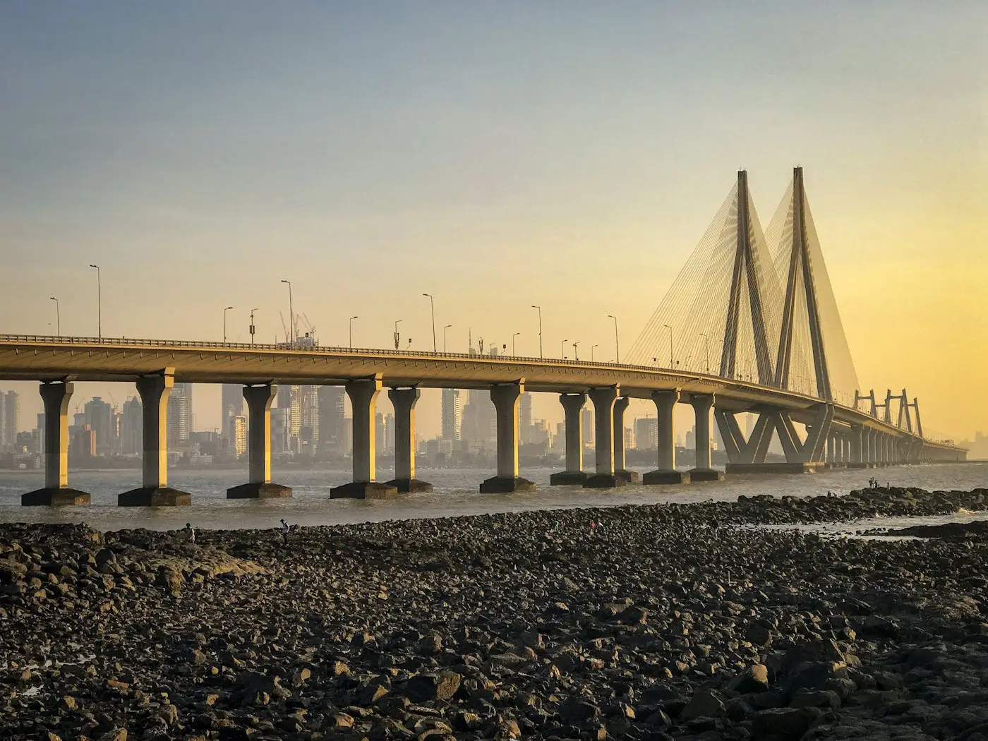 The Bandra-Worli Sea Link in Mumbai